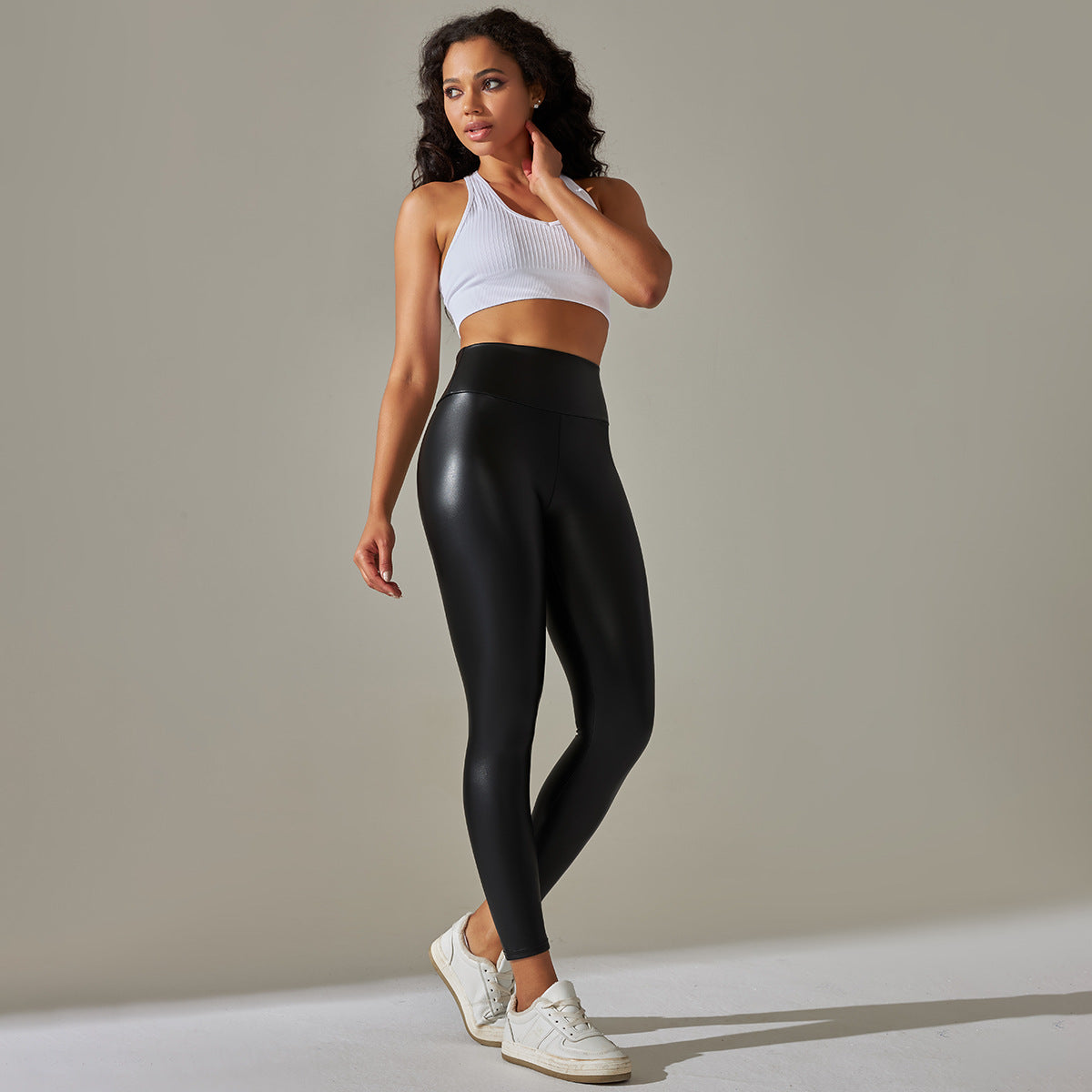 Faux Leather legging