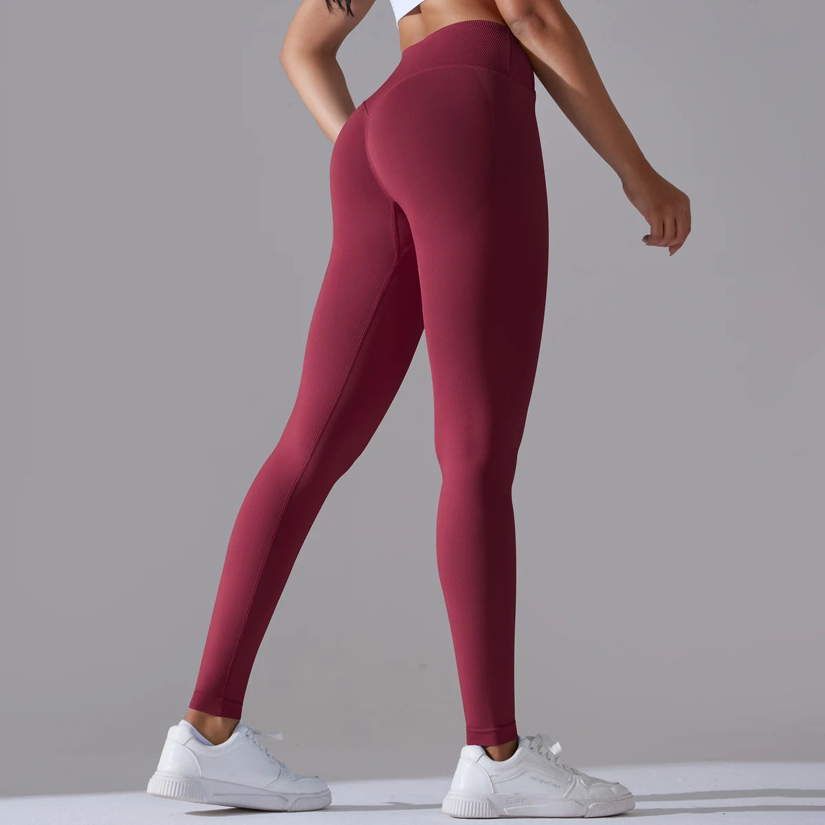 Crossover waistband legging