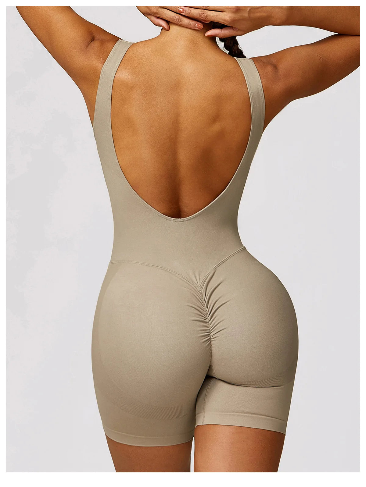 One-Piece V Open Back