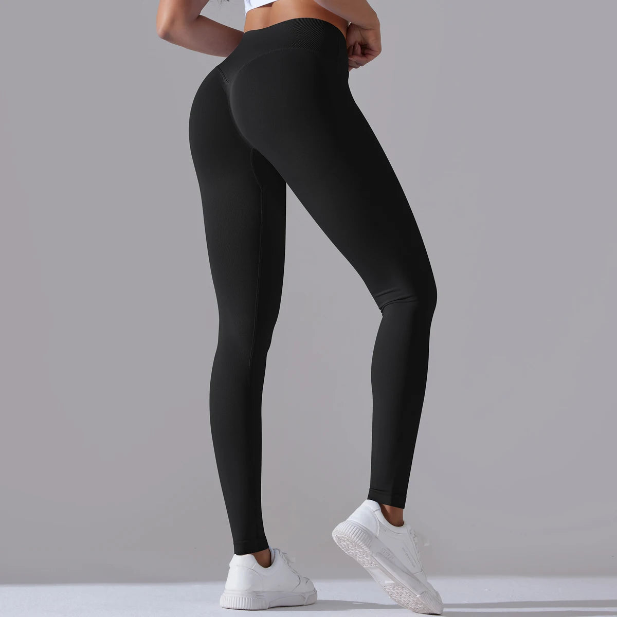 Crossover waistband legging