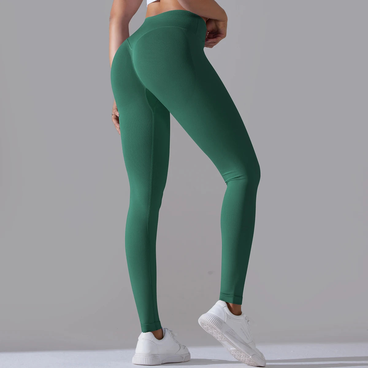 Crossover waistband legging