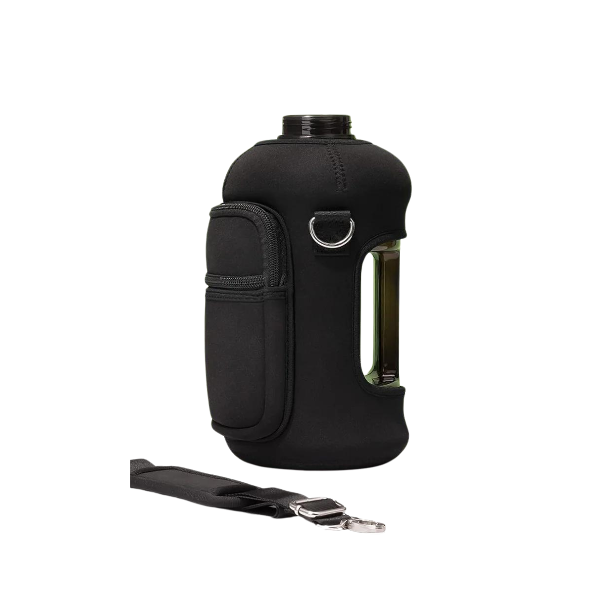 2.2L Plastic Bottle + Protection cover with Phone Pocket and Strap